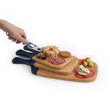 Salter 3pc Paddle Chop Board Set - Blue
