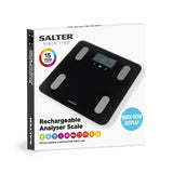 Salter Rechargeable Dashboard Analyser Scale 180kg Black